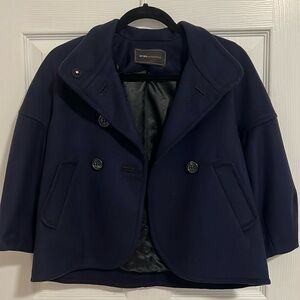 BCBG MAXAZRIA Navy Coat